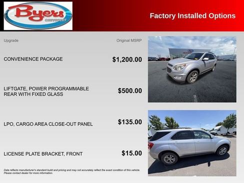 Used 2016 Chevrolet Equinox LT w/ Convenience Package FWD image 10
