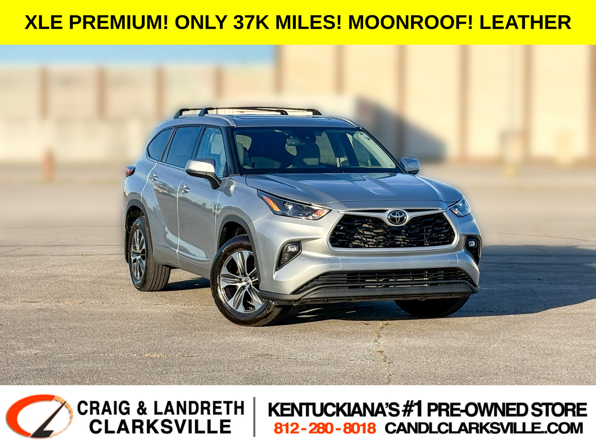 Used 2022 Toyota Highlander XLE AWD/4WD image 1