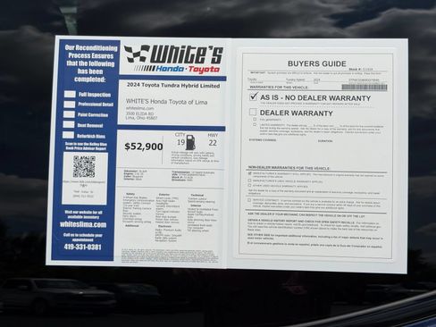 Used 2024 Toyota Tundra Limited w/ TRD Off-Road Package AWD/4WD image 37