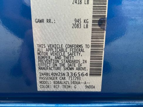 Certified 2025 Nissan Altima 2.5 SV FWD image 32