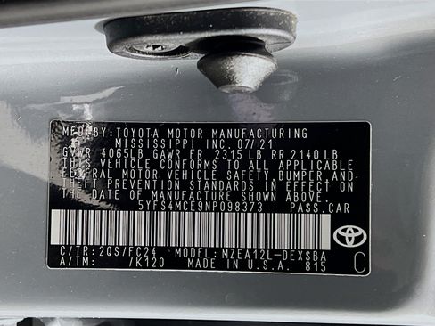 Used 2022 Toyota Corolla SE FWD image 29