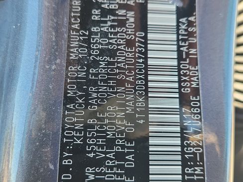 Used 2012 Toyota Avalon Limited image 31