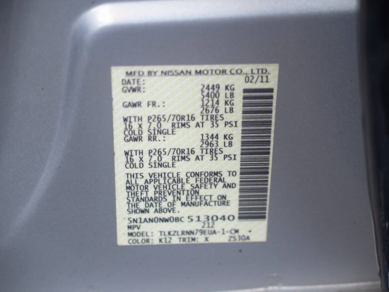 Used 2011 Nissan Xterra S w/ 4X4 Value Package image 32