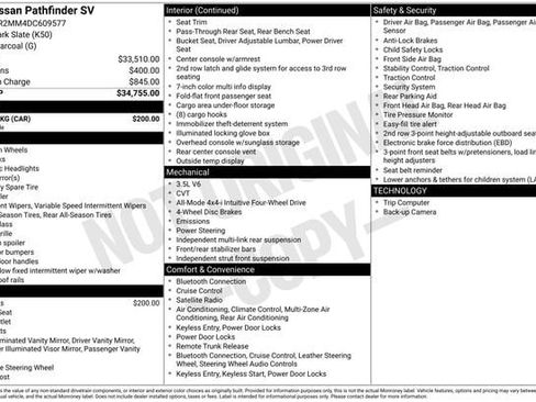 Used 2013 Nissan Pathfinder SV w/ Cargo Pkg AWD/4WD image 32