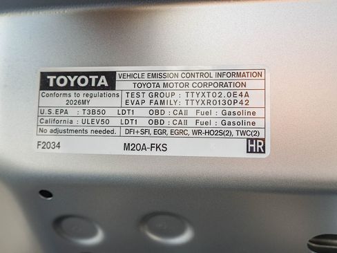 New 2026 Toyota Corolla Cross L FWD image 15