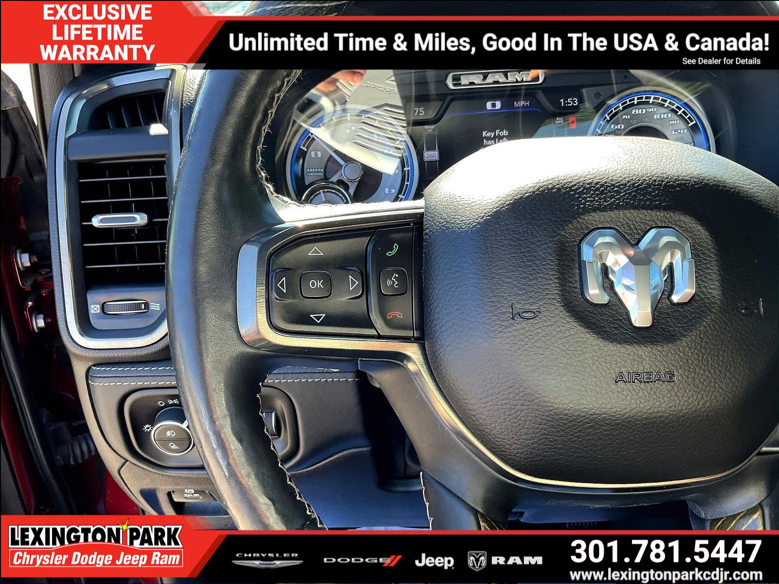 Used 2019 RAM 1500 Limited AWD/4WD image 12