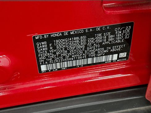 Used 2024 Honda HR-V Sport image 12