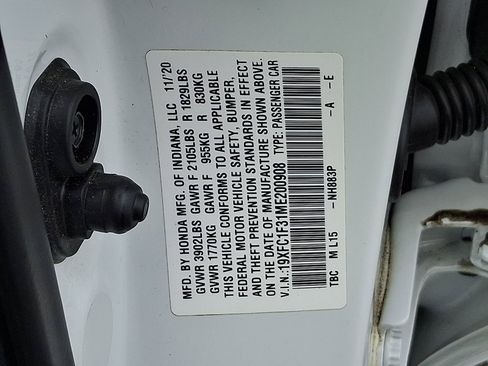 Used 2021 Honda Civic EX image 26