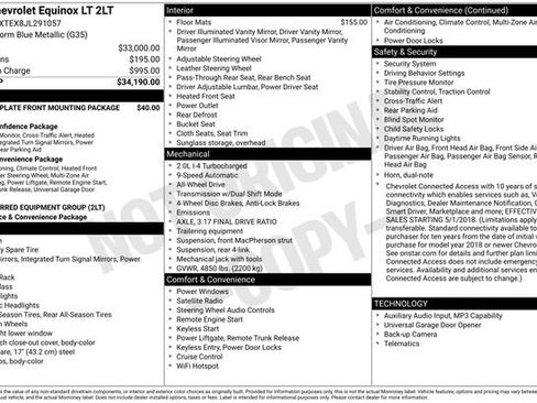 Used 2018 Chevrolet Equinox LT image 4