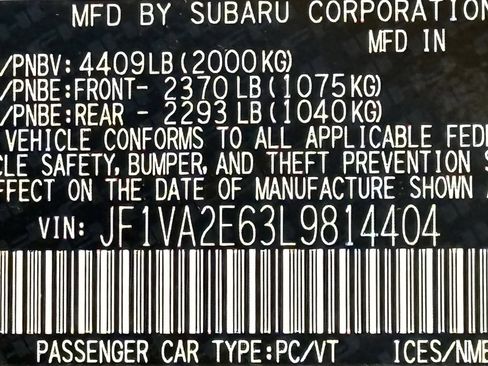 Used 2020 Subaru WRX STI w/ Popular Package #3 (IZT) image 52