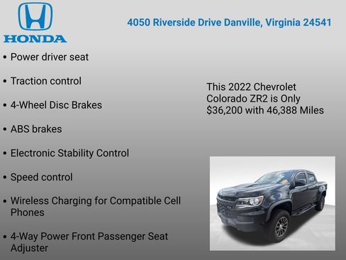 Used 2022 Chevrolet Colorado ZR2 AWD/4WD image 12