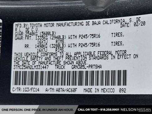 Used 2020 Toyota Tacoma SR5 AWD/4WD image 30