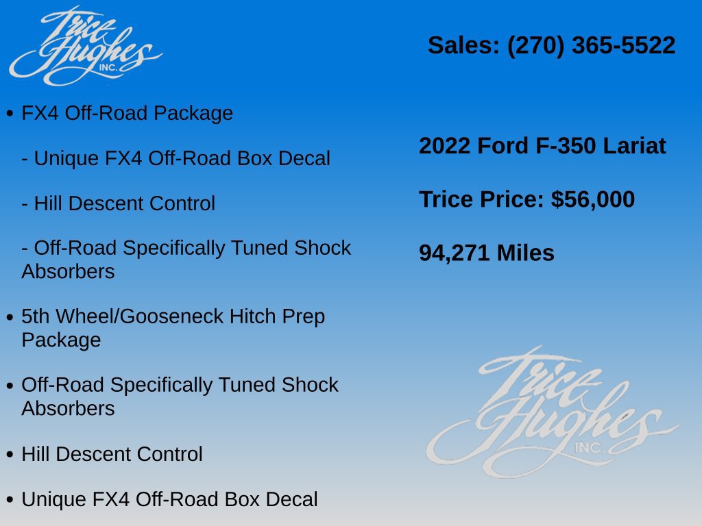 Used 2022 Ford F350 Lariat w/ Lariat Ultimate Package AWD/4WD image 7