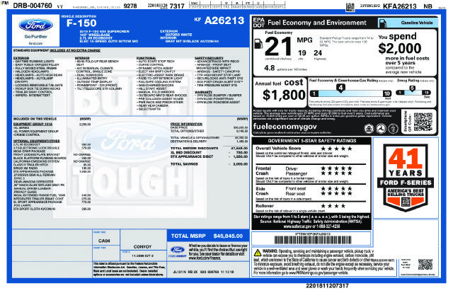 Used 2019 Ford F150 XL w/ Equipment Group 101A Mid AWD/4WD image 32