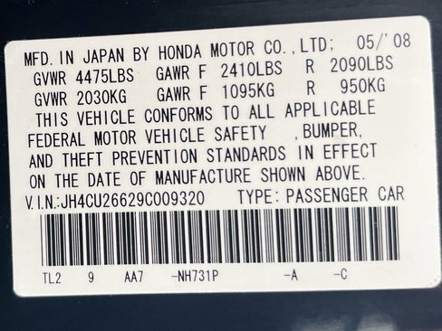 Used 2009 Acura TSX Sedan image 59