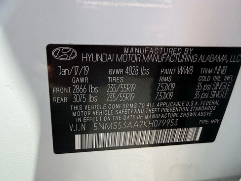 Used 2019 Hyundai Santa Fe Limited FWD image 52
