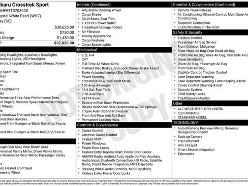Certified 2026 Subaru Crosstrek 2.5i Sport AWD/4WD image 3