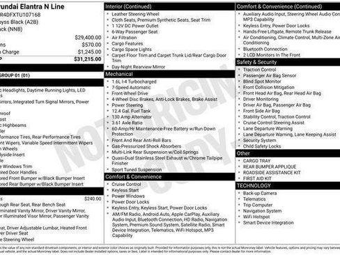 New 2026 Hyundai Elantra N Line image 32