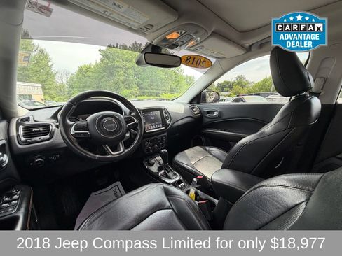 Used 2018 Jeep Compass Limited w/ Trailer Tow Group AWD/4WD image 13