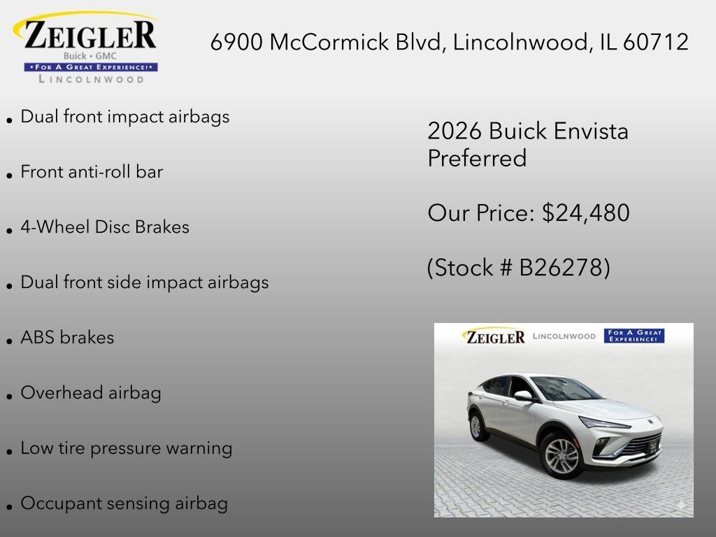 New 2026 Buick Envista Preferred w/ Convenience I Package FWD image 18