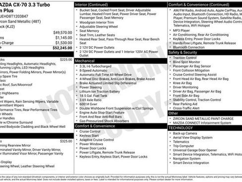 New 2026 MAZDA CX-70 3.3 Turbo w/ Premium Plus Pkg AWD/4WD image 5