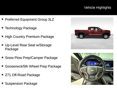Certified 2024 Chevrolet Silverado 2500 High Country w/ High Country Premium Package AWD/4WD image 16