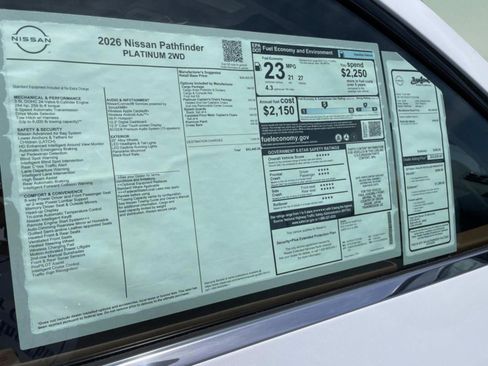 New 2026 Nissan Pathfinder Platinum FWD image 15