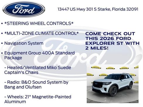 New 2026 Ford Explorer ST RWD image 15