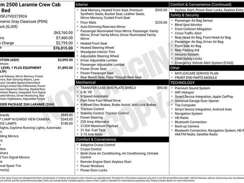 New 2027 RAM 2500 Laramie w/ Night Edition AWD/4WD image 3