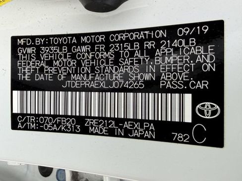 Certified 2020 Toyota Corolla LE FWD image 25