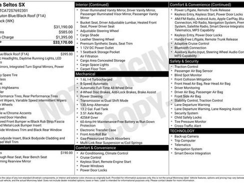 Certified 2025 Kia Seltos SX AWD/4WD image 40