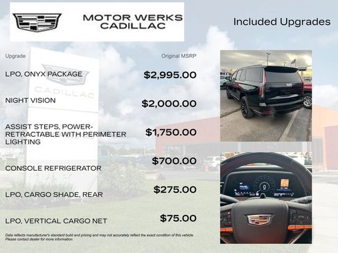 Used 2024 Cadillac Escalade ESV Sport Platinum w/ LPO, ONYX Package image 4