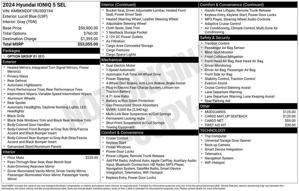New 2024 Hyundai Ioniq 5 SEL AWD/4WD image 6