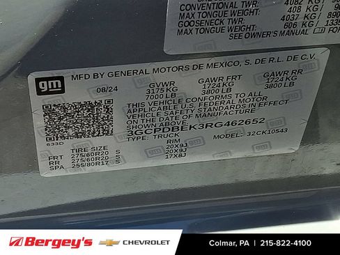 Certified 2024 Chevrolet Silverado 1500 Custom AWD/4WD image 30