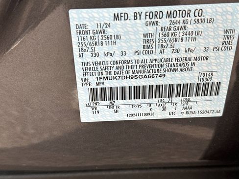 New 2025 Ford Explorer Active w/ Active Comfort Package RWD image 35
