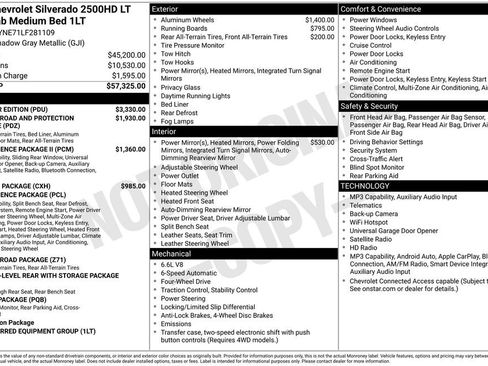 Used 2020 Chevrolet Silverado 2500 LT w/ All Star Edition AWD/4WD image 7