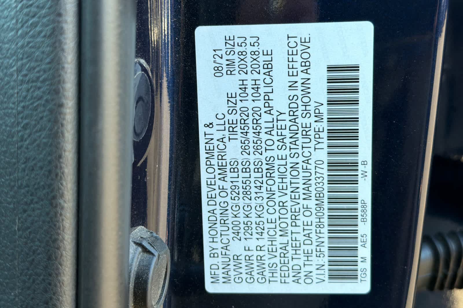 Used 2021 Honda Passport Elite image 29