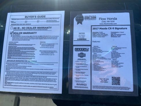 Used 2017 MAZDA CX-9 Signature image 36