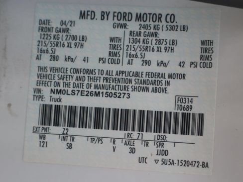 Used 2021 Ford Transit Connect XL FWD image 49