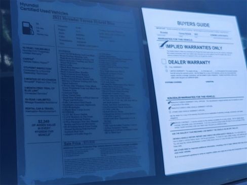 Certified 2022 Hyundai Tucson Blue image 31