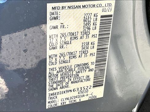 Used 2023 Nissan Frontier PRO-4X w/ Technology Package image 17