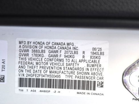 Certified 2026 Honda Civic Sport image 18