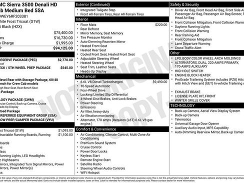 Used 2024 GMC Sierra 3500 Denali w/ Denali Reserve Package image 54