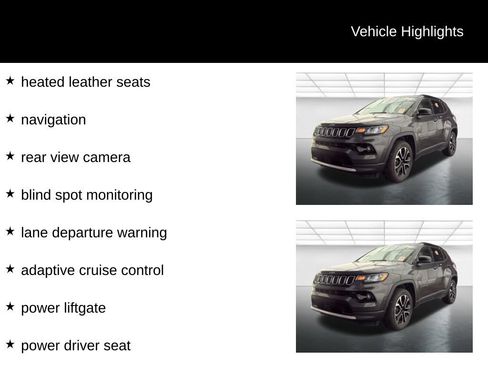 Used 2023 Jeep Compass Limited AWD/4WD image 2