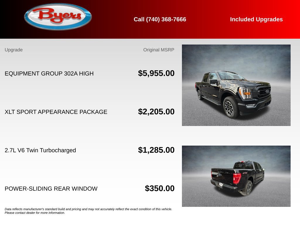 Used 2023 Ford F150 XLT w/ Equipment Group 302A High AWD/4WD image 5