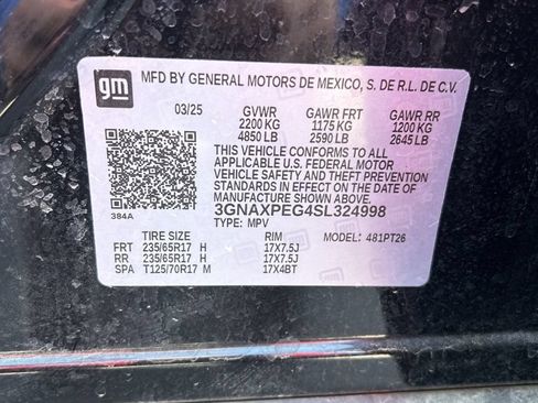 Used 2025 Chevrolet Equinox LT AWD/4WD image 3