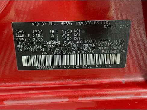 Used 2017 Subaru Impreza 2.0i Sport w/ Popular Package #3 image 12