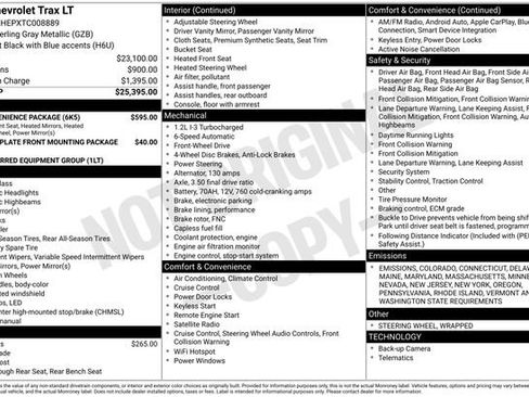 New 2026 Chevrolet Trax LT w/ LT Convenience Package image 10