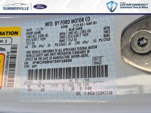 New 2025 Ford Bronco Sport Big Bend w/ Convenience Package AWD/4WD image 34