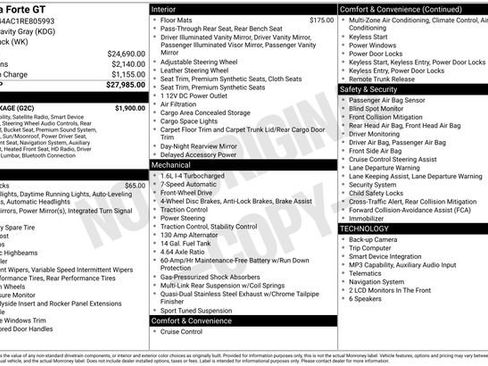 Used 2024 Kia Forte GT w/ GT2 Package FWD image 20